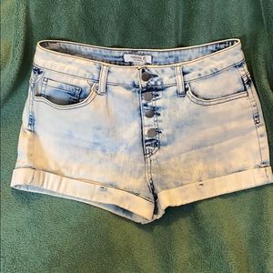 Acid Wash Demin/Jean Shorts